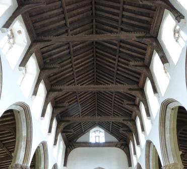 Debenham church roof